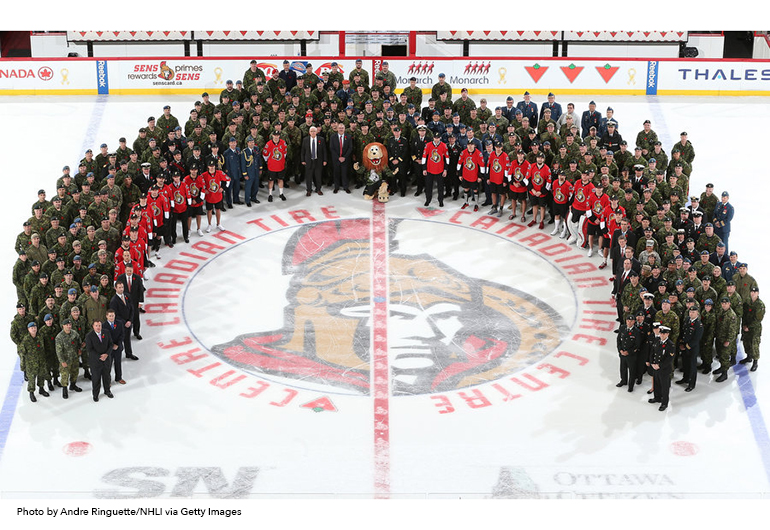 Winnipeg Jets Military Appreciation Night 