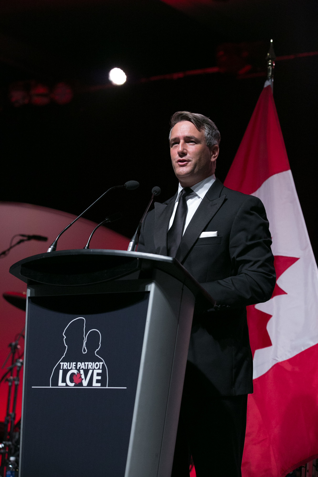True Patriot Love (TPL) co-founder Michael Burns spoke at the TPL Vancouver Tribute Dinner on Oct. 14, 2015