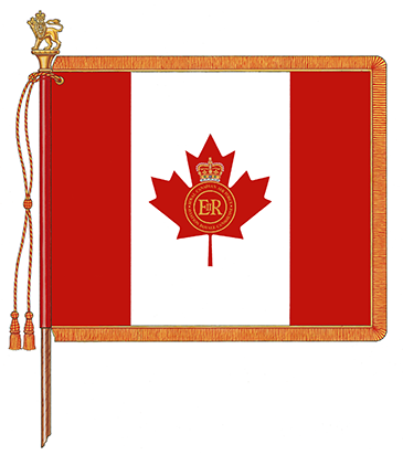 Royal Canadian Air Force’s new Queen’s Colour carries the historic name of the RCAF, which was restored in 2011. IMAGE: Artist’s concept of the proposed Colour